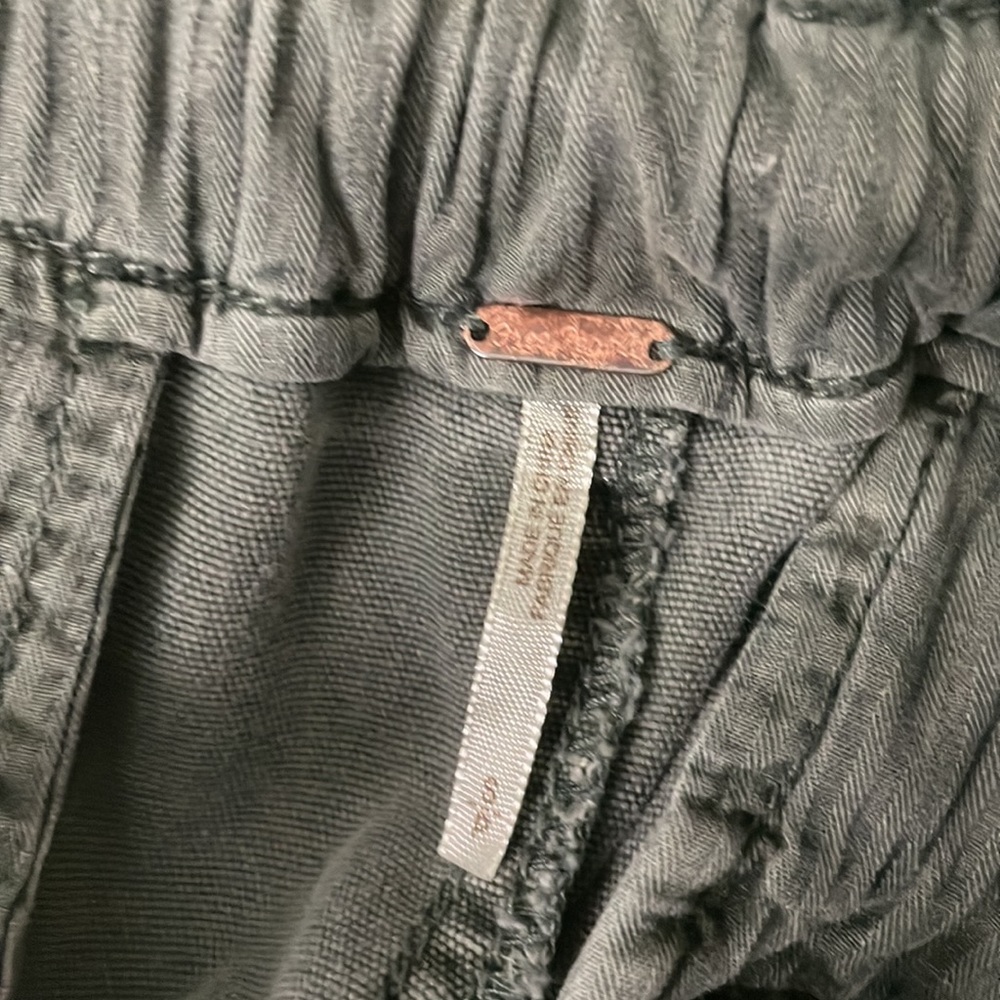 Free People Olive Straight Leg Pants - Picture 8 of 14